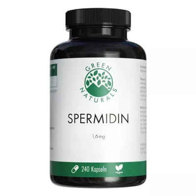 Green Naturals Spermidine 1,6 mg veganska kapslar, 240 st Green Naturals Spermidine 1,6 mg veganska kapslar, 240 st