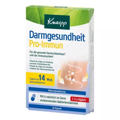 Kneipp tarmhälsa pro-immuna kapslar (20 stycken) Kneipp tarmhälsa pro-immuna kapslar (20 stycken)