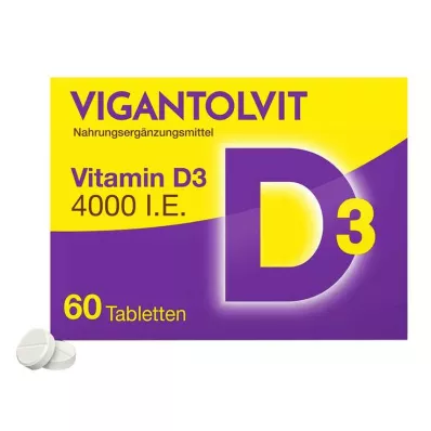 Vigantolvit 4 000 IE vitamin D3 tabletter, 60 st Vigantolvit 4 000 IE vitamin D3 tabletter, 60 st