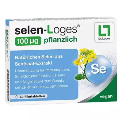 Selen-loges 100 µg vegetabiliska filmdragerade tabletter (60 stycken) Selen-loges 100 µg vegetabiliska filmdragerade tabletter (60 stycken)