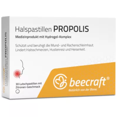 BEECRAFT Halspastiller Propolis, 30 st