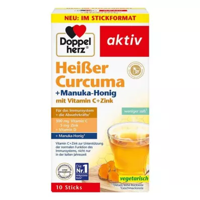Doppelherz varm gurkmeja + Manuka honungsgranulat, 10 st