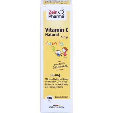 VITAMIN C NATURAL 80 mg Familjesirap, 50 ml