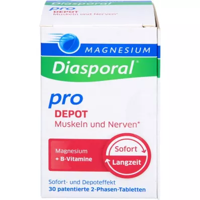 MAGNESIUM DIASPORAL pro B-Vit.DEPOT Musk.+Nerv.Tab, 30 st