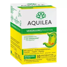 AQUILEA Tuggtabletter för matsmältning, 30 st