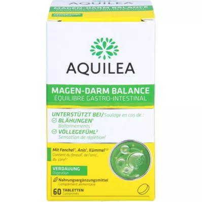 AQUILEA Gastrointestinal balans tabletter, 60 kapslar