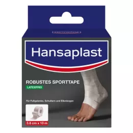 HANSAPLAST Robust sporttejp 3,8 cm x 10 m vit, 1 st