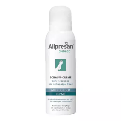 Allpresan diabetisk mikrosilver + reparationsskumkräm, 125 ml Allpresan diabetisk mikrosilver + reparationsskumkräm, 125 ml