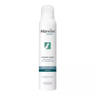Allpresan diabetisk mikrosilver + reparationsskumkräm, 200 ml Allpresan diabetisk mikrosilver + reparationsskumkräm, 200 ml
