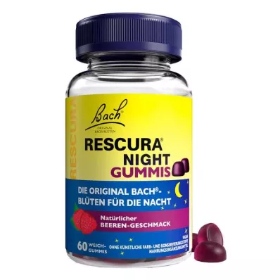 Bachblommor Original Rescura Night Gummies Berry, 60 st Bachblommor Original Rescura Night Gummies Berry, 60 st