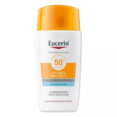 EUCERIN Sun Fluid Hydro Protect Face LSF 50+, 50 ml EUCERIN Sun Fluid Hydro Protect Face LSF 50+, 50 ml
