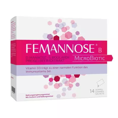 FEMANNOSE B Mikrobiotiska granulat (14 stycken) FEMANNOSE B Mikrobiotiska granulat (14 stycken)