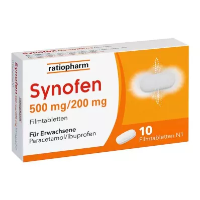 Synofen - med ibuprofen och paracetamol, 10 st Synofen - med ibuprofen och paracetamol, 10 st