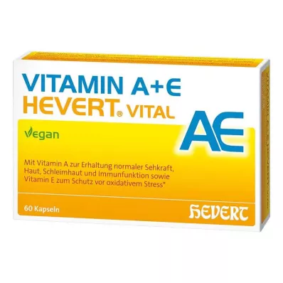 Vitamin A + E Hevert Vital kapslar, 60 st Vitamin A + E Hevert Vital kapslar, 60 st