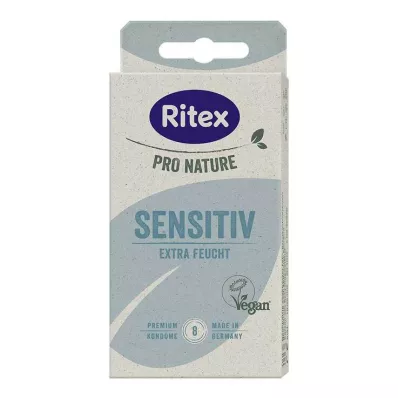 Ritex Pro Nature Sensitive veganska kondomer, 8 st Ritex Pro Nature Sensitive veganska kondomer, 8 st