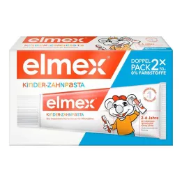ELMEX Tandkräm för barn 2-6 år Duo Pack, 2X50 ml