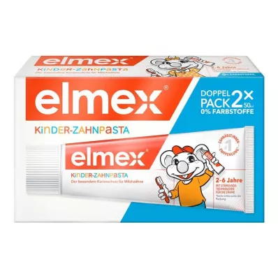 ELMEX Tandkräm för barn 2-6 år Duo Pack, 2X50 ml ELMEX Tandkräm för barn 2-6 år Duo Pack, 2X50 ml