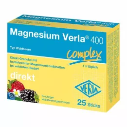 MAGNESIUM VERLA 400 Direktgranulat av vilda bär, 25 st