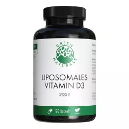 GREEN NATURALS Vitamin D3 liposomal högdos kapslar, 120 st