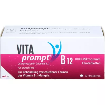 VITAPROMPT 1000 mikrogram filmdragerade tabletter, 50 st