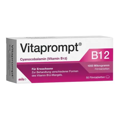 VITAprompt B12 1000 mikrogram filmdragerade tabletter, 50 st VITAprompt B12 1000 mikrogram filmdragerade tabletter, 50 st