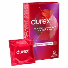DUREX Sensitive extra fuktiga kondomer, 8 st