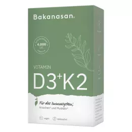 BAKANASAN Vitamin D3+K2 Kapslar, 60 Kapslar