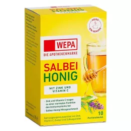 WEPA Salvia+Honung+Vitamin C+Zink Pulver, 10X10 g
