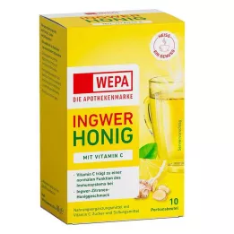 WEPA Ingefära+Honung+Vitamin C Pulver, 10X10 g