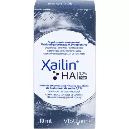XAILIN HA 0,2% Plus ögondroppar, 10 ml