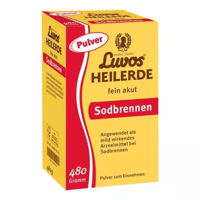 Luvos healing clay fint akut halsbränna pulver, 480 g