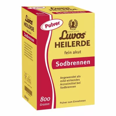 Luvos healing clay fint akut halsbränna pulver, 800 g Luvos healing clay fint akut halsbränna pulver, 800 g