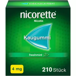 NICORETTE Tuggummi 4 mg färskmint, 210 stycken