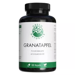 GREEN NATURALS Granatäpple+40% ellagsyra kapslar, 180 st