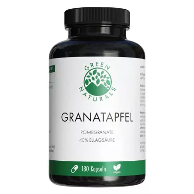 GREEN NATURALS Granatäpple+40% ellagsyra kapslar, 180 st