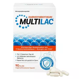 MULTILAC Intestinal Synbiotic enteriska kapslar, 3 x 30 st