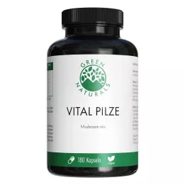 GREEN NATURALS Vital Mushrooms Cordyceps Reishi vegan, 180 st