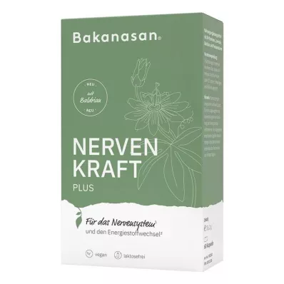 Bakanasan Nerve Power Plus Kapslar, 60 st Bakanasan Nerve Power Plus Kapslar, 60 st